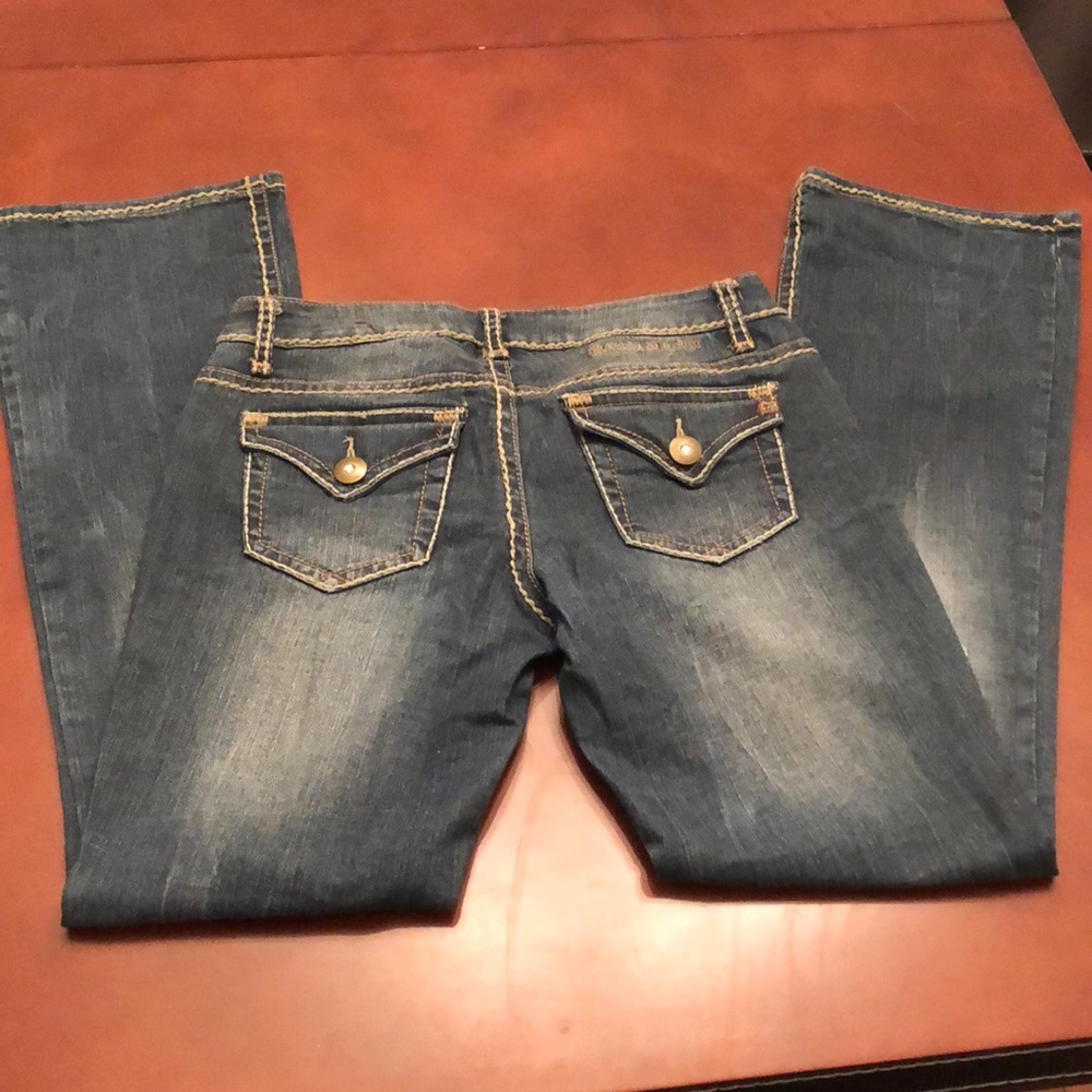 Zana Di Jeans sz 7 gorgeous stitch work
